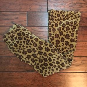 Mini Boden Animal Print Flare Pants Size 13Y/14Y